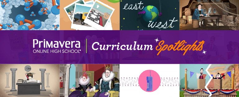 Curriculum Spotlights graphic screenshots