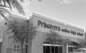 The Primavera Online School building.