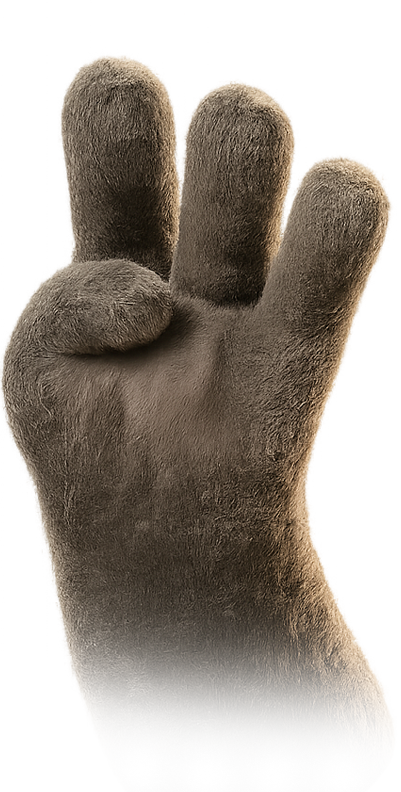 Peyton hand showing step three